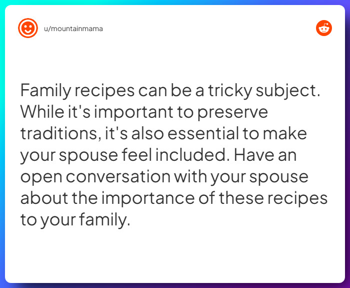Comment from u/mountainmama
