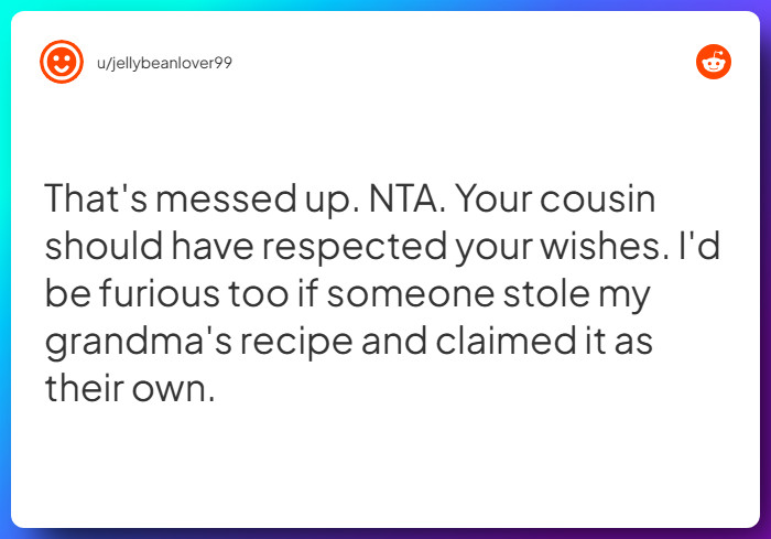 Comment from u/jellybeanlover99