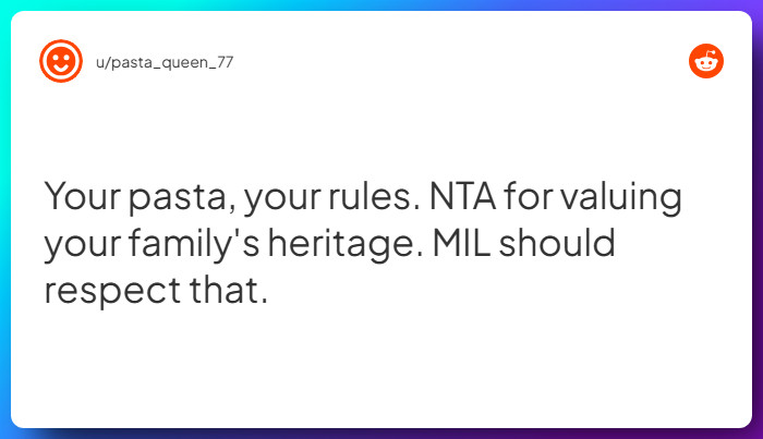 Comment from u/pasta_queen_77