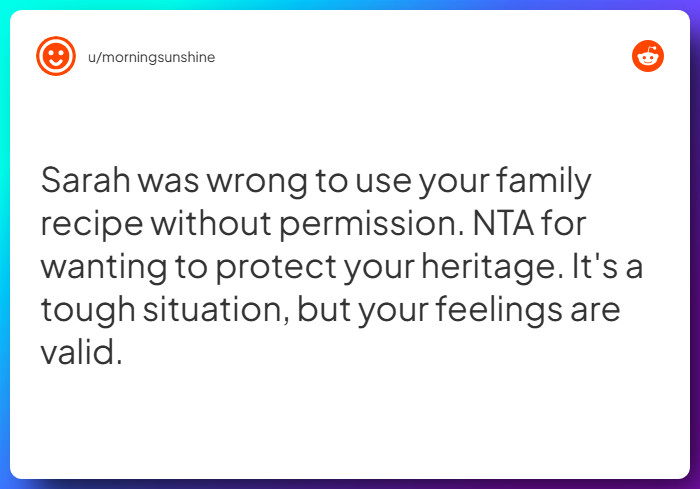 Comment from u/morningsunshine