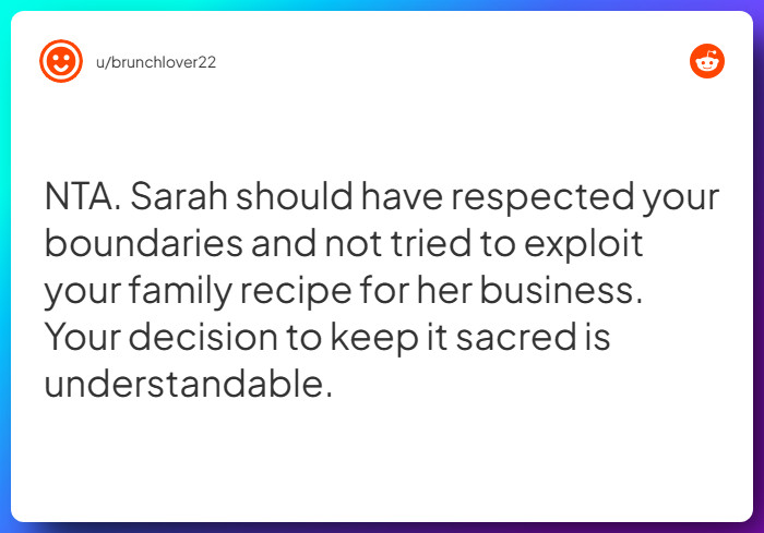 Comment from u/brunchlover22