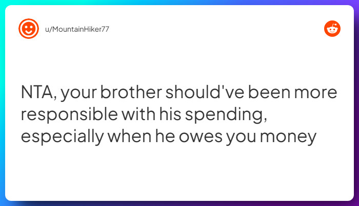 Comment from u/MountainHiker77