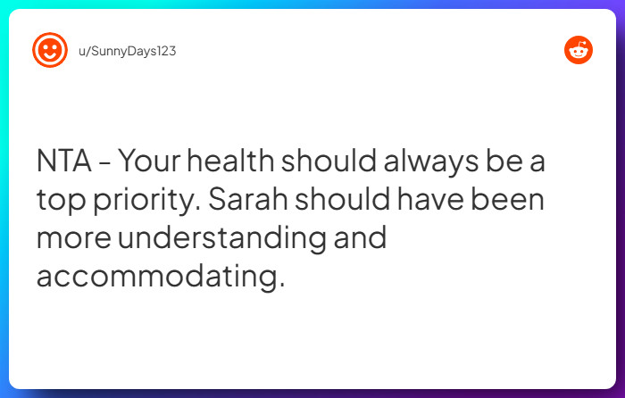 Comment from u/SunnyDays123