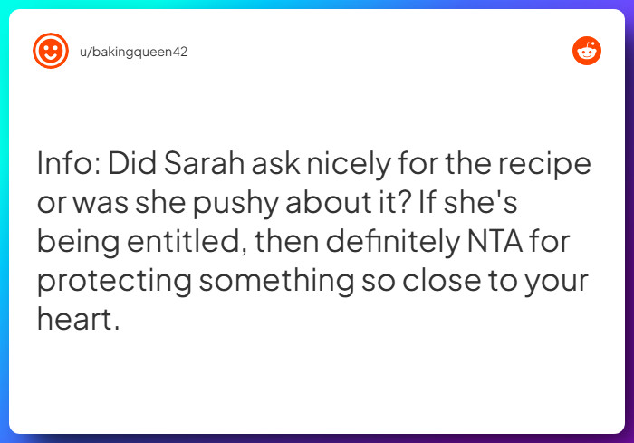 Comment from u/bakingqueen42