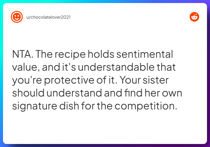 Comment from u/chocolatelover2021