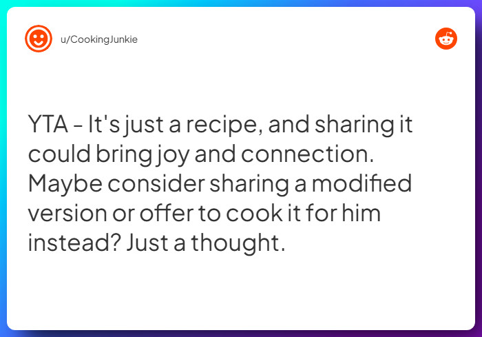 Comment from u/CookingJunkie