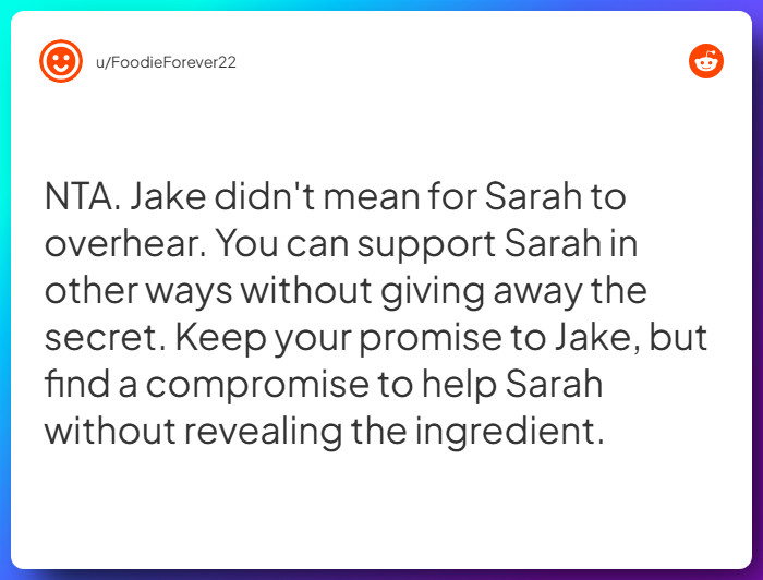 Comment from u/FoodieForever22