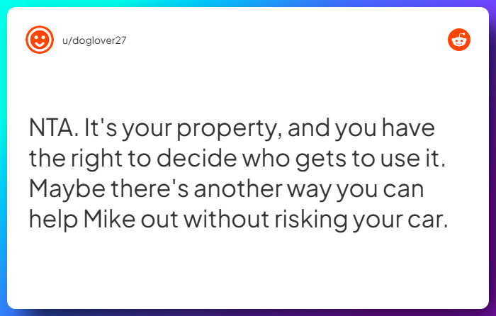 Comment from u/doglover27