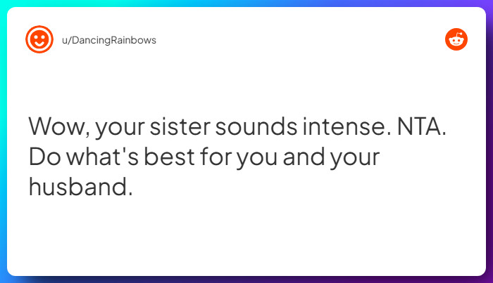 Comment from u/DancingRainbows