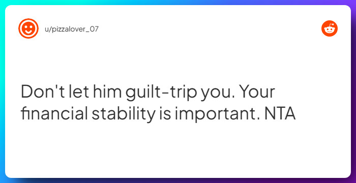 Comment from u/pizzalover_07