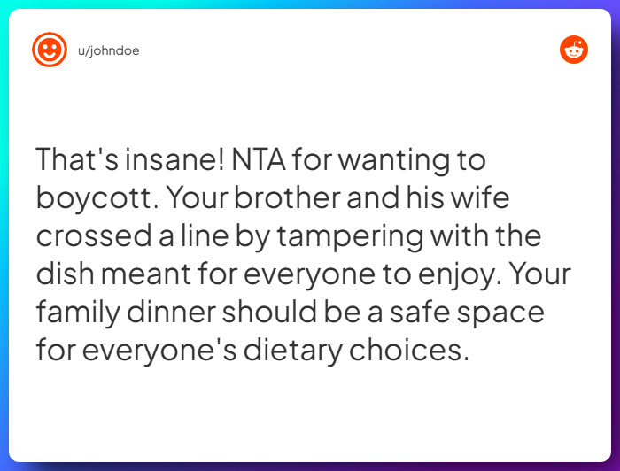 Comment from u/johndoe