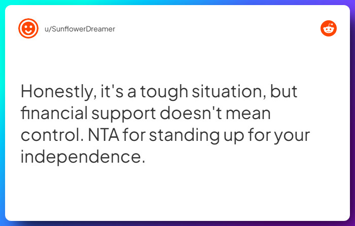 Comment from u/SunflowerDreamer