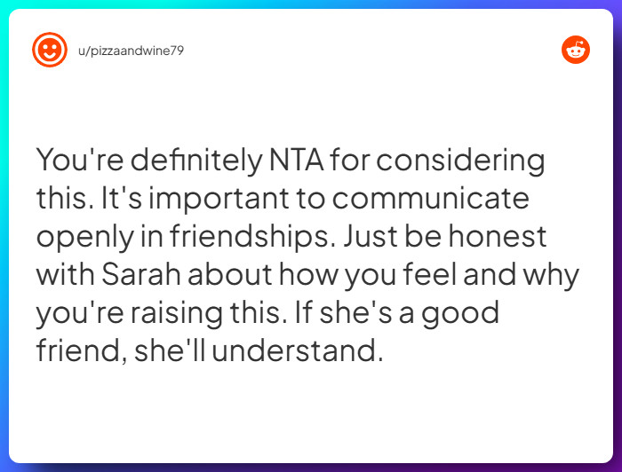 Comment from u/pizzaandwine79