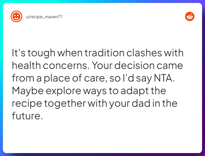 Comment from u/recipe_maven77