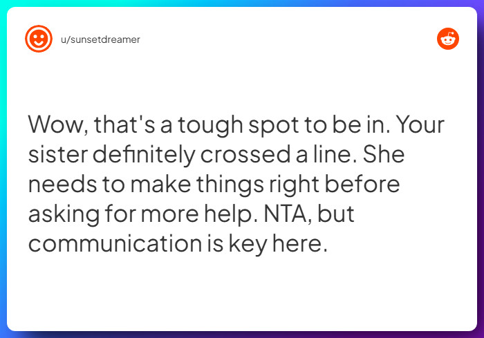Comment from u/sunsetdreamer