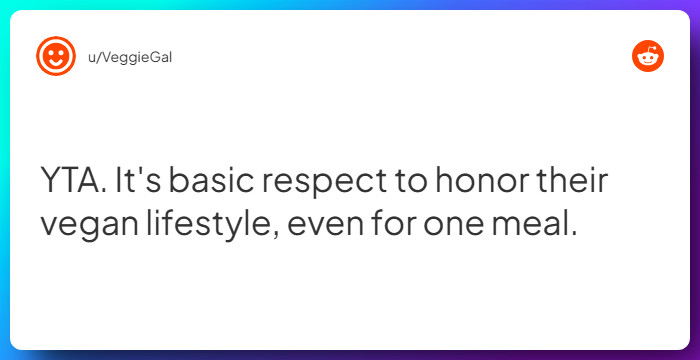 Comment from u/VeggieGal