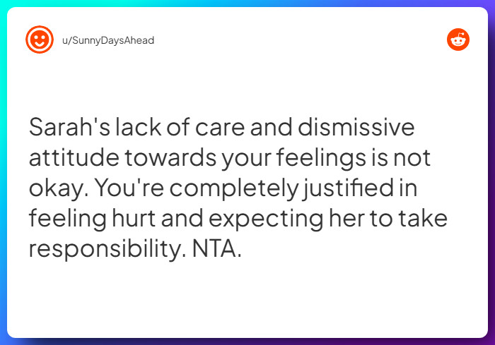 Comment from u/SunnyDaysAhead