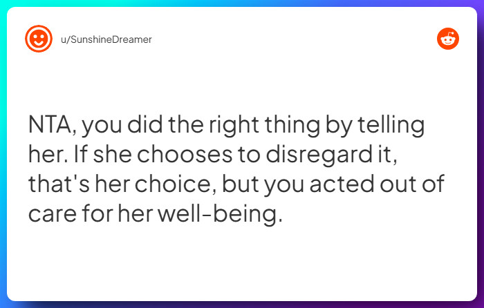 Comment from u/SunshineDreamer