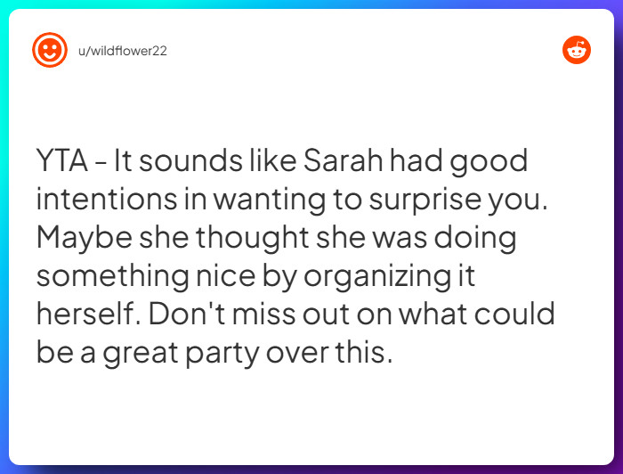 Comment from u/wildflower22