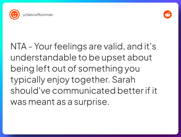 Comment from u/dancefloorman