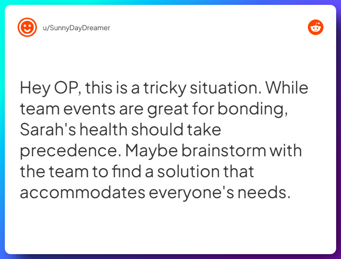 Comment from u/SunnyDayDreamer