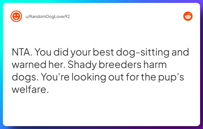 Comment from u/RandomDogLover92