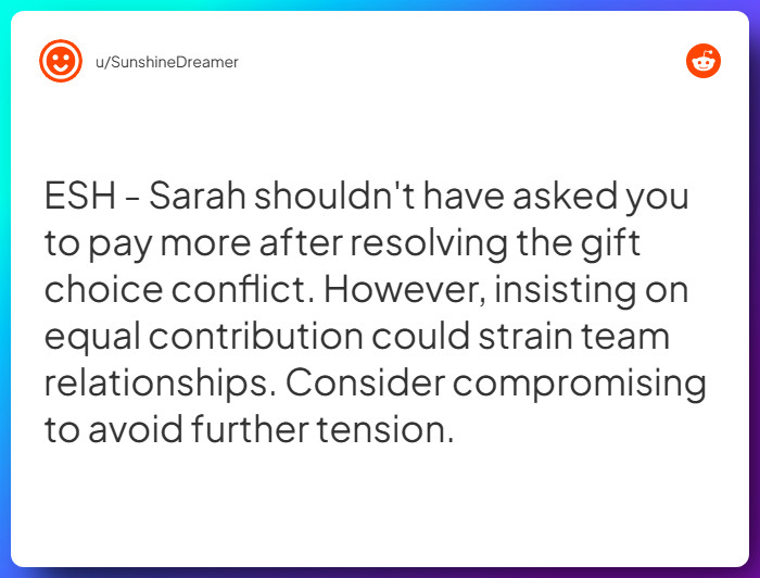 Comment from u/SunshineDreamer