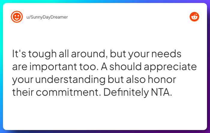 Comment from u/SunnyDayDreamer
