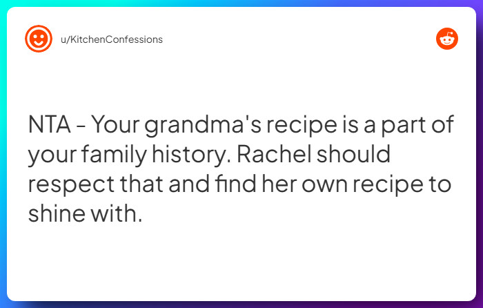 Comment from u/KitchenConfessions