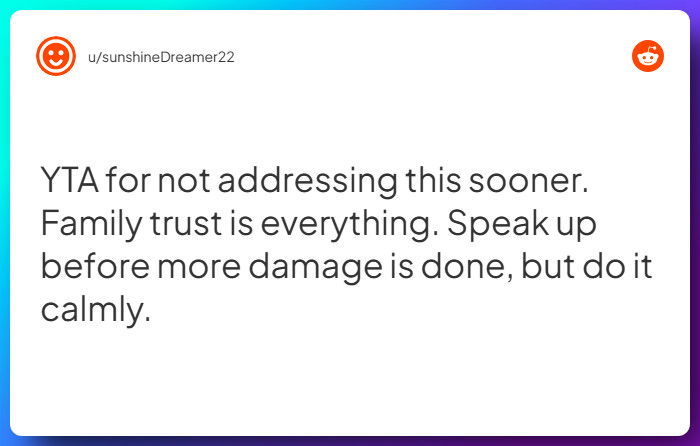 Comment from u/sunshineDreamer22