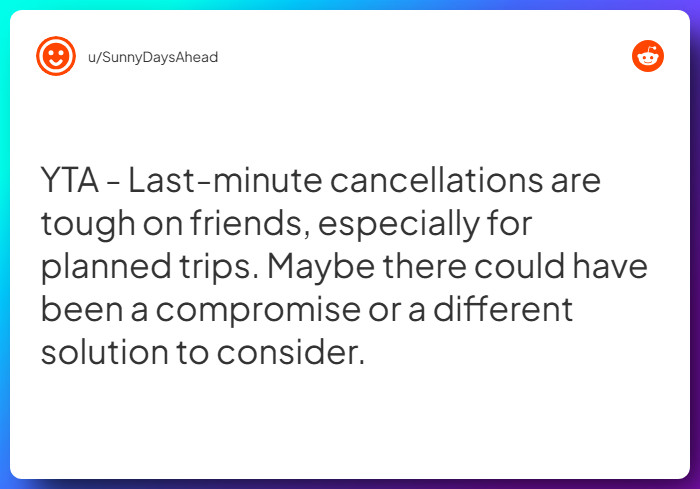 Comment from u/SunnyDaysAhead