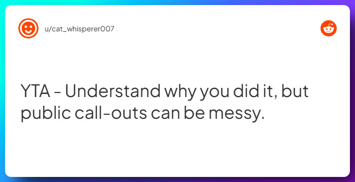 Comment from u/cat_whisperer007
