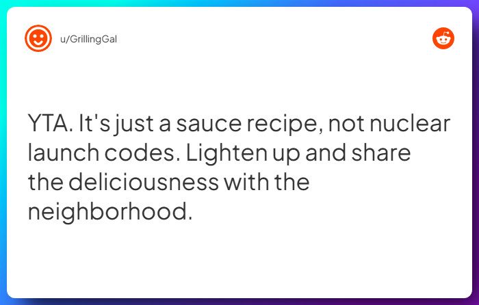 Comment from u/GrillingGal