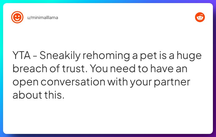 Comment from u/minimalllama
