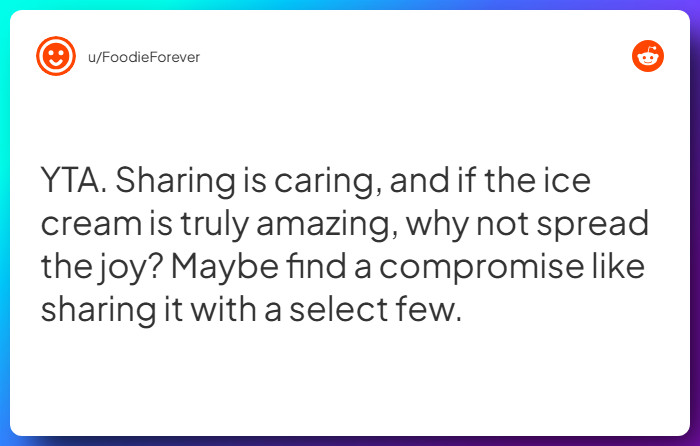 Comment from u/FoodieForever
