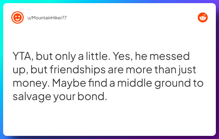 Comment from u/MountainHiker77