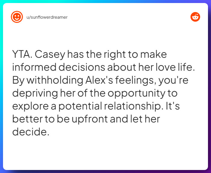Comment from u/sunflowerdreamer