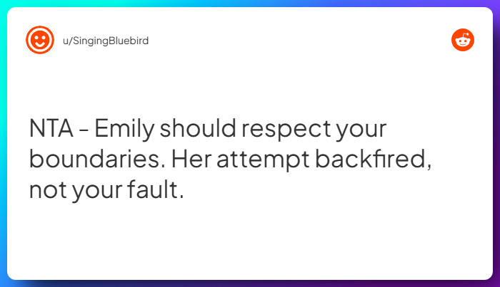 Comment from u/SingingBluebird