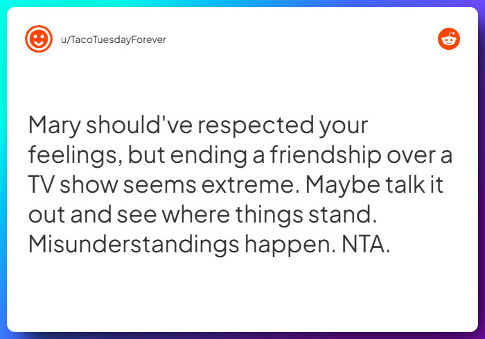 Comment from u/TacoTuesdayForever