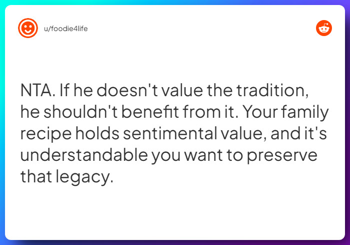 Comment from u/foodie4life