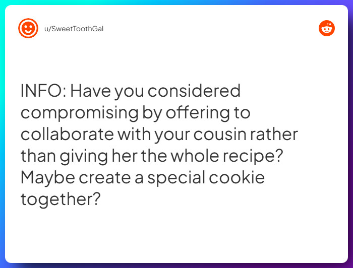 Comment from u/SweetToothGal