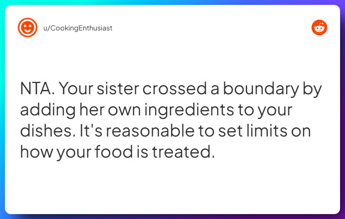 Comment from u/CookingEnthusiast