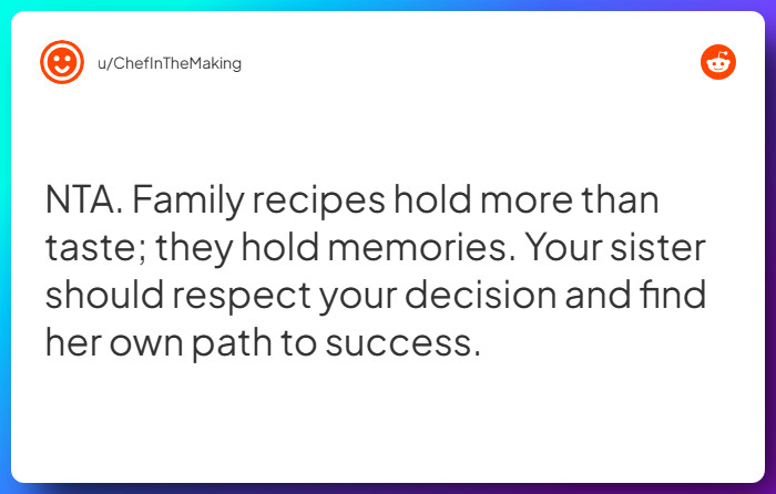 Comment from u/ChefInTheMaking