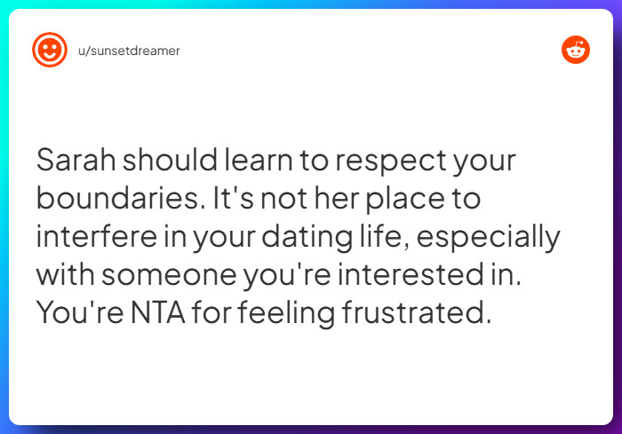 Comment from u/sunsetdreamer