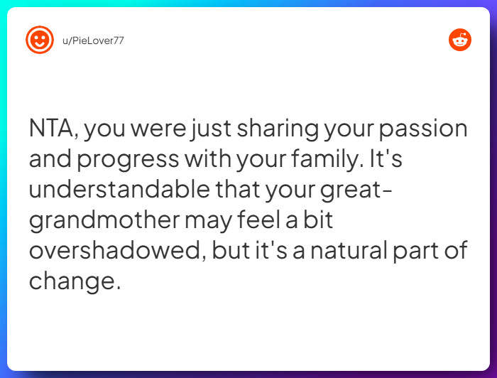 Comment from u/PieLover77