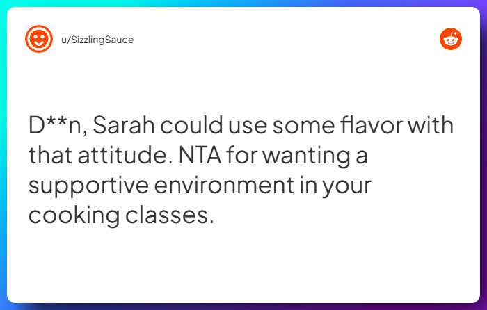 Comment from u/SizzlingSauce