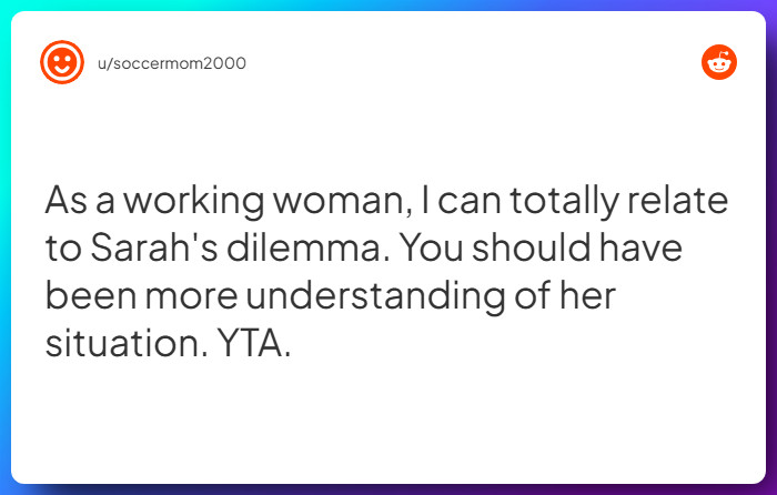 Comment from u/soccermom2000