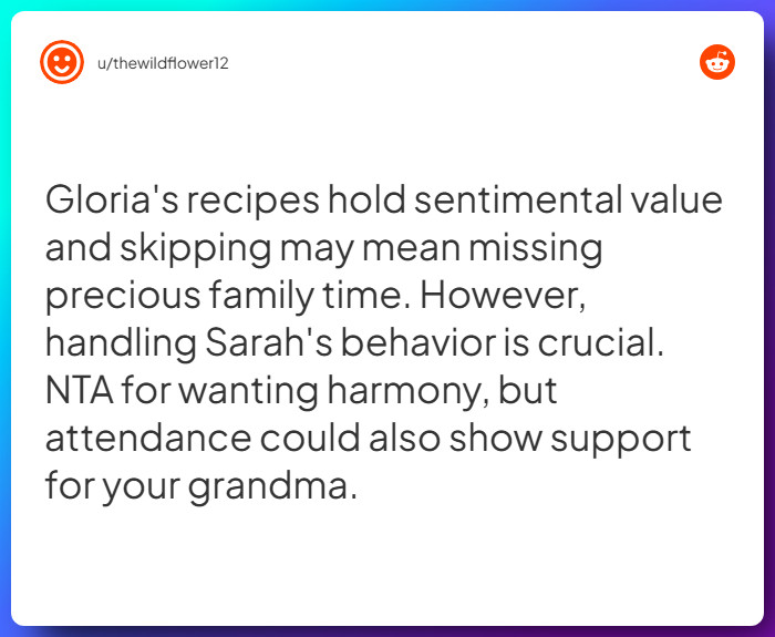 Comment from u/thewildflower12