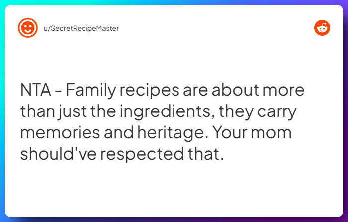 Comment from u/SecretRecipeMaster