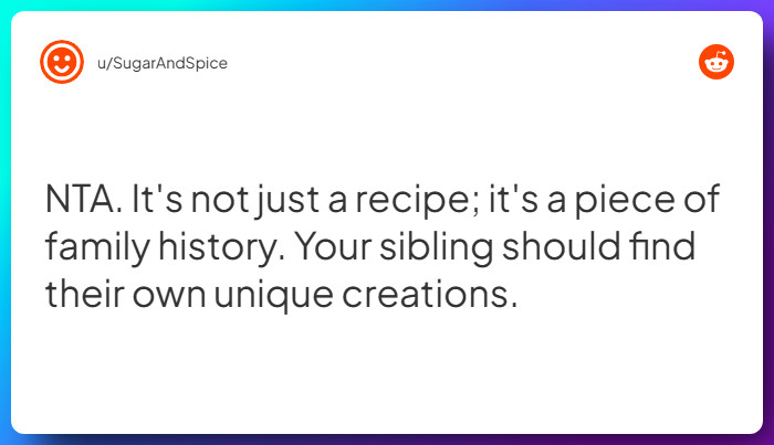 Comment from u/SugarAndSpice